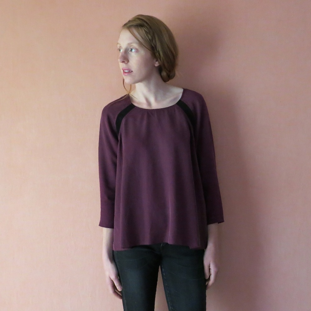 Rag & Bone/shirt Plum Blouse